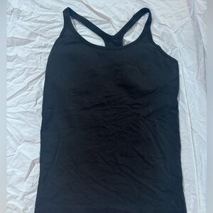 Lululemon black ebb to street tank